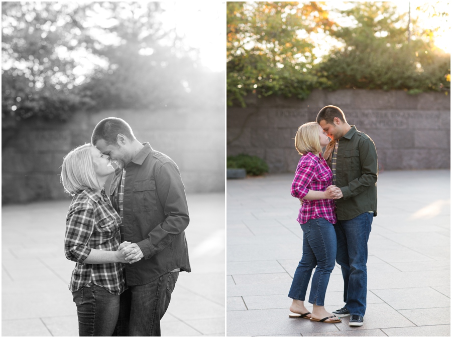 FDR Park Engagement Photographer - Fall engagement session