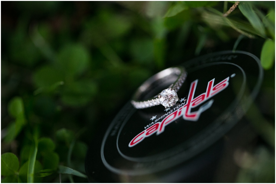 Capitals Engagement Photograph - Fall engagement session - Capitals Ring Detail