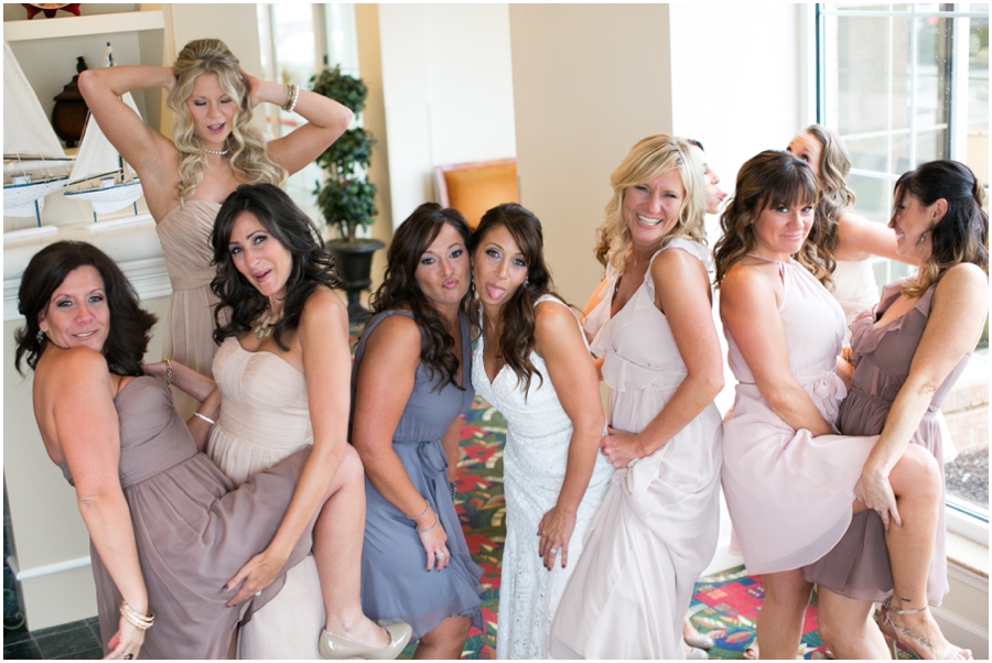 Hilton Garden Inn Bridesmaid Portrait - Eastern Shore Wedding Photographer