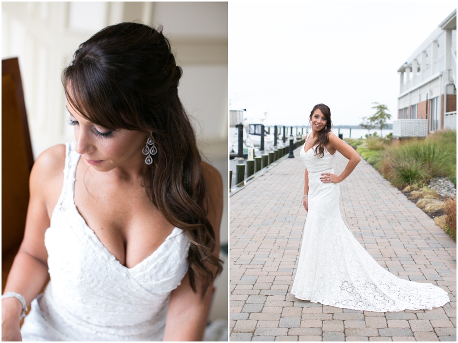 Hilton Garden Inn Bridal Portrait - Eastern Shore Wedding Photographer