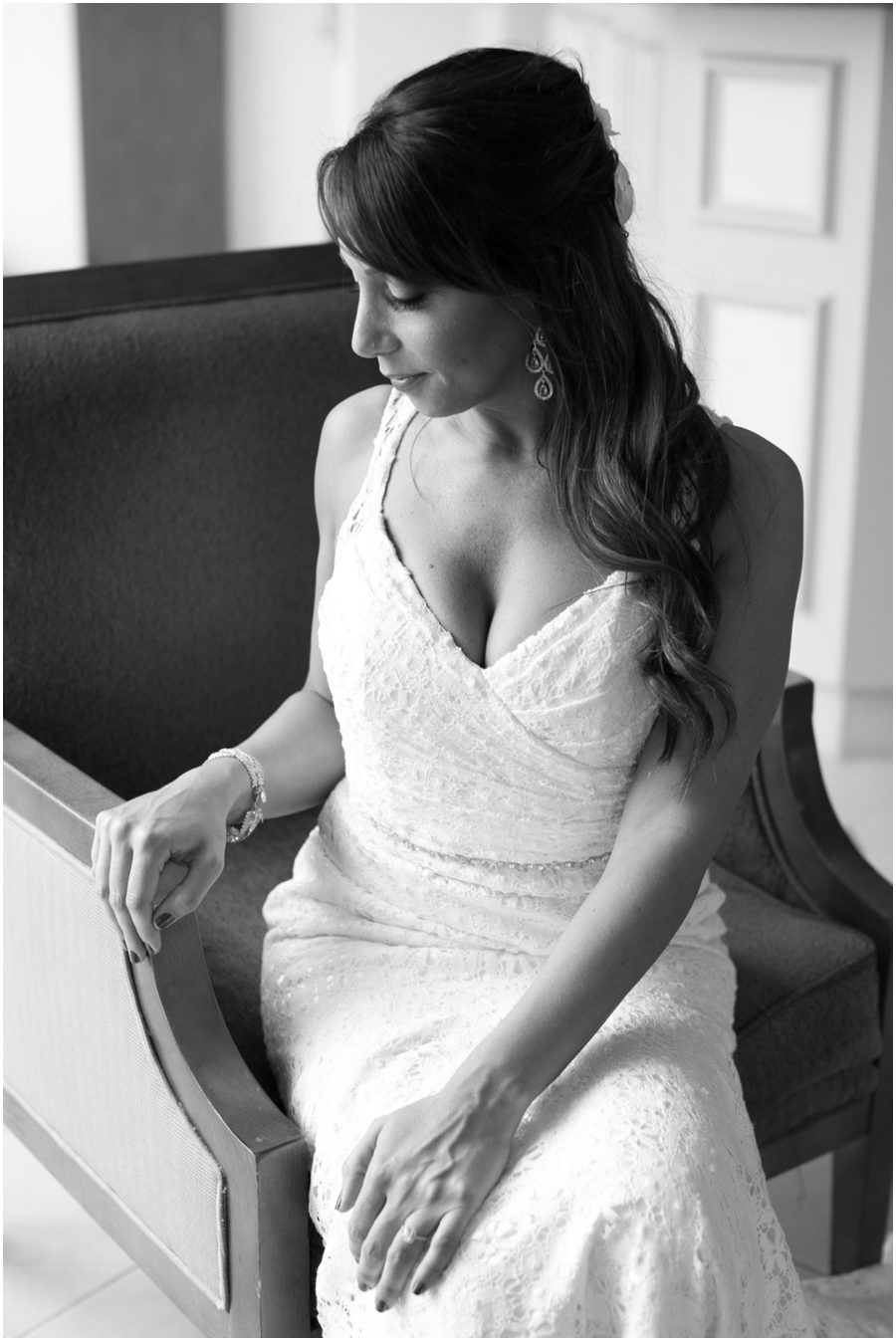 Hilton Garden Inn Bridal Portrait - Eastern Shore Wedding Photographer