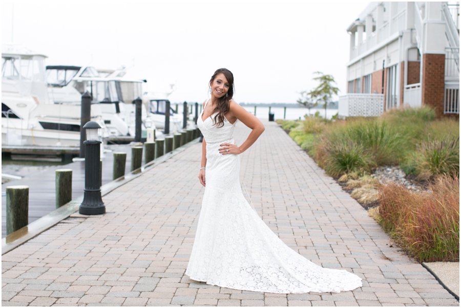 Hilton Garden Inn Bridal Portrait - Eastern Shore Wedding Photographer