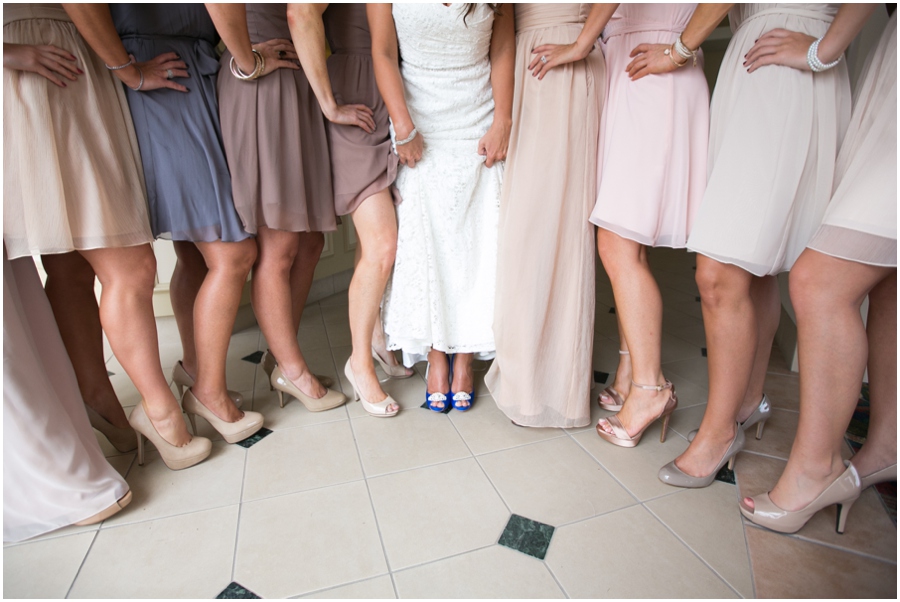 Hilton Garden Inn Bridesmaid Portrait - Eastern Shore Wedding Photographer