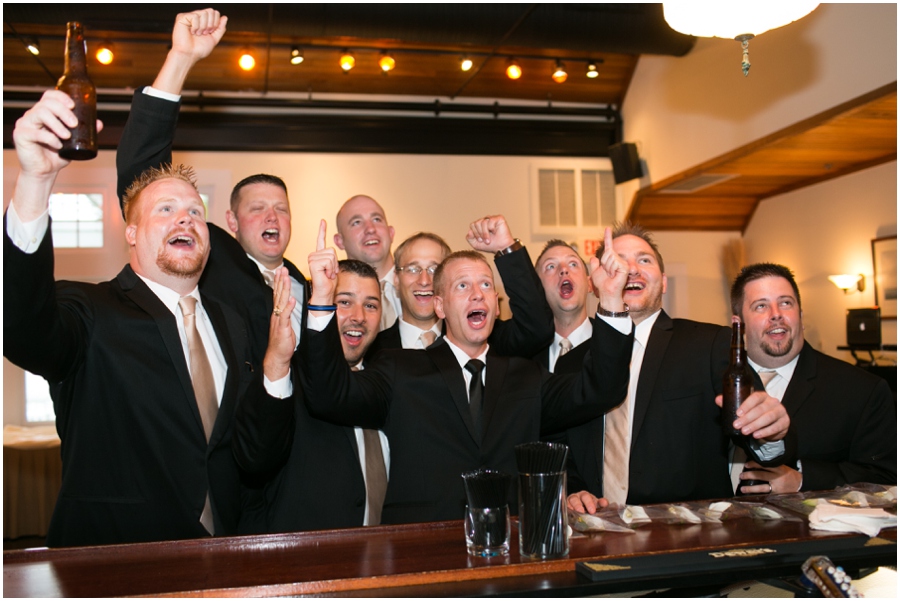 Chesapeake Bay Beach Club Photographer - Tavern on the Bay Groomsmen Portrait