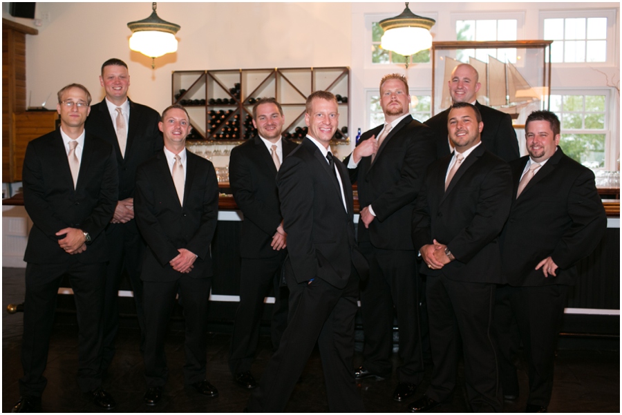 Chesapeake Bay Beach Club Photographer - Tavern on the Bay Groomsmen Portrait