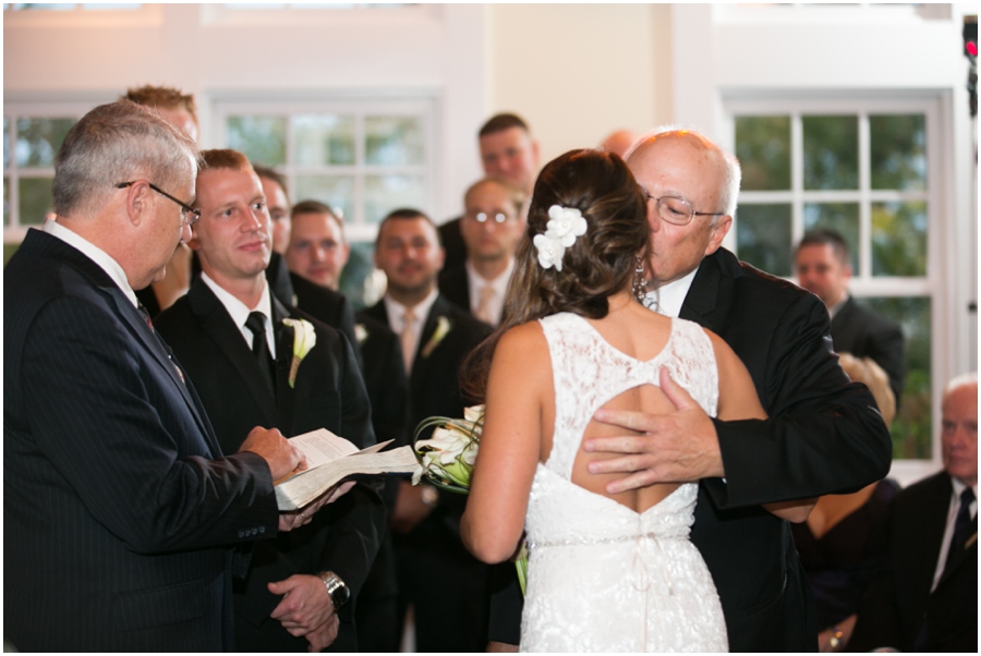 Chesapeake Bay Beach Club Indoor Ceremony - Tavern on the Bay Photographer