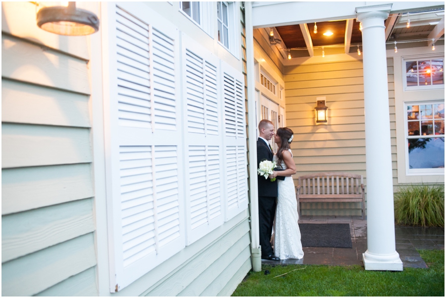 Chesapeake Bay Beach Club Wedding Photographer - Wedding Love Portraits in the Rain