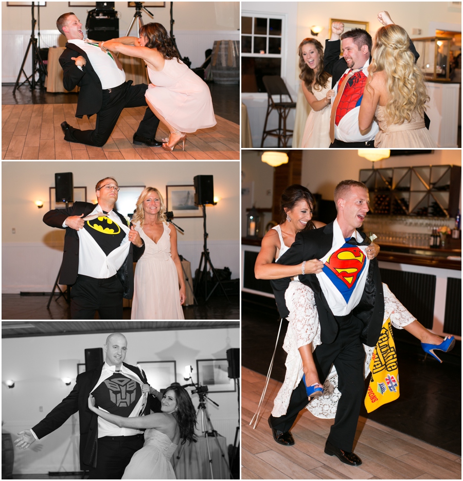 Chesapeake Bay Beach Club Reception Photographer - Superman Groosmen Reception