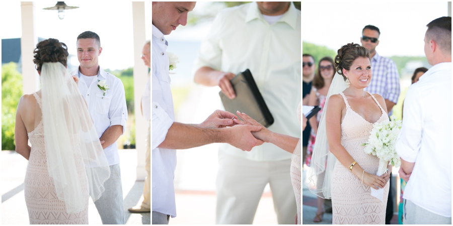 Chester Wedding Photographer - Eastern Shore Wedding Ceremony - Outdoor Ceremony