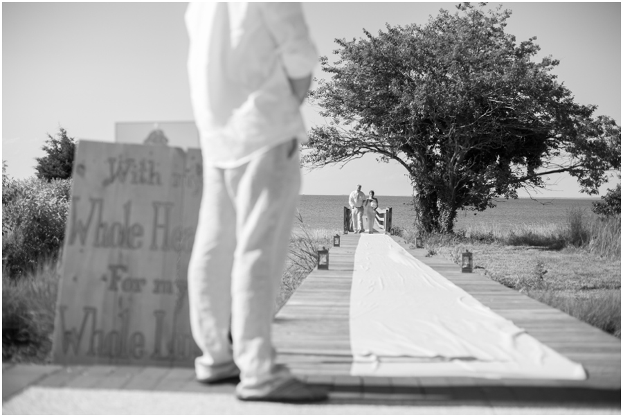 Chester Wedding Photographer - Eastern Shore Wedding Ceremony - Outdoor Ceremony