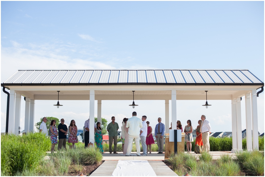 Chester Wedding Photographer - Eastern Shore Wedding Ceremony - Outdoor Ceremony