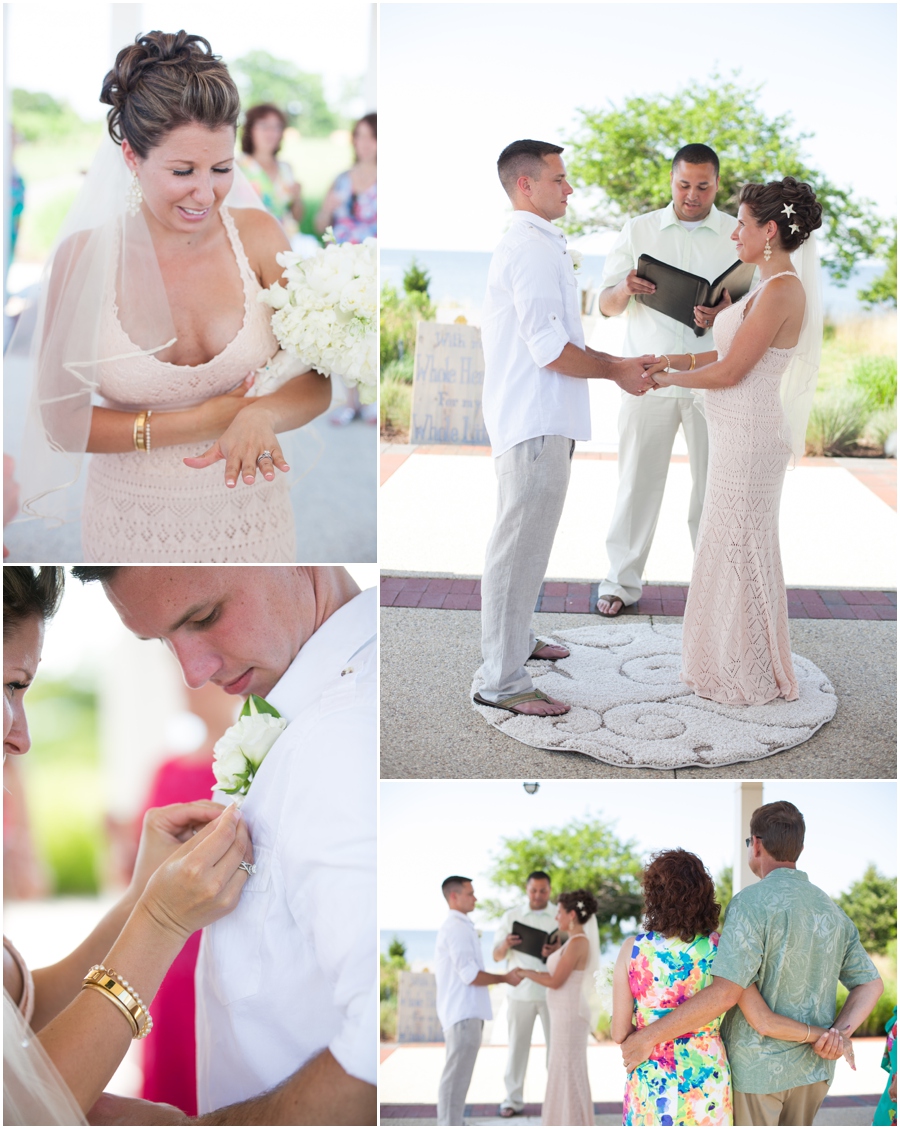 Chester Wedding Photographer - Eastern Shore Wedding Ceremony - Outdoor Ceremony