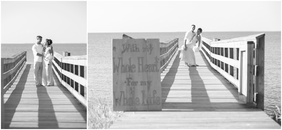 Chester River Wedding Photographer - Eastern Shore Wedding Love Portrait - With My Whole Heart for my While Life Sign