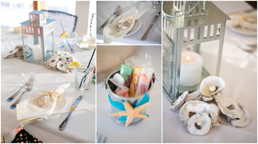 Chester River Wedding Photographer - Bridges Restaurant - Sea Shore Wedding Reception