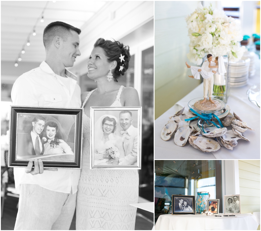 Chester River Wedding Photographer - Bridges Restaurant - Sea Shore Wedding Reception