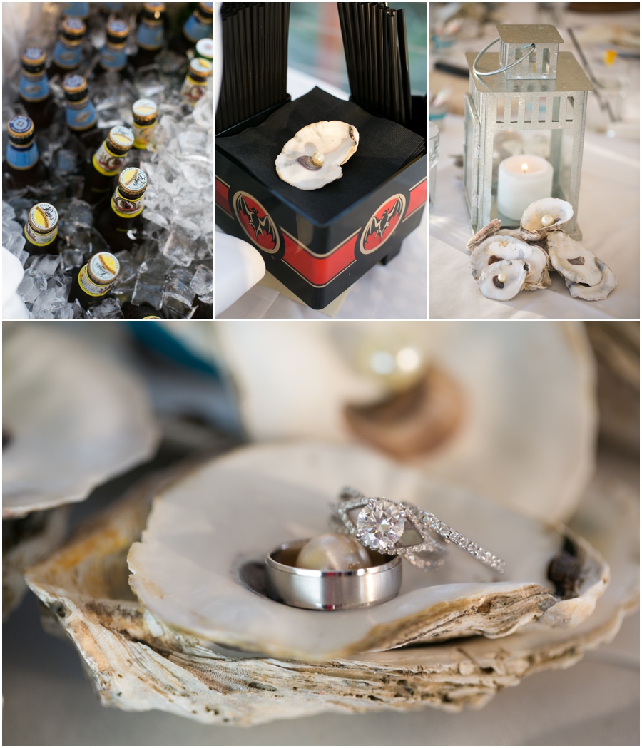 Chester River Wedding Photographer - Bridges Restaurant - Sea Shore Wedding Reception