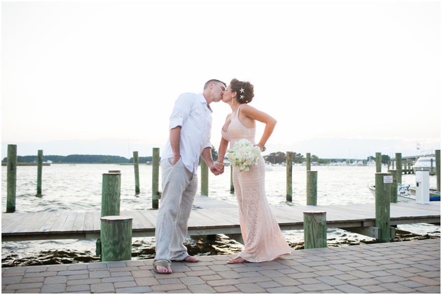 Kent Island Wedding Photographer - Sunset Eastern Shore Wedding Photograph