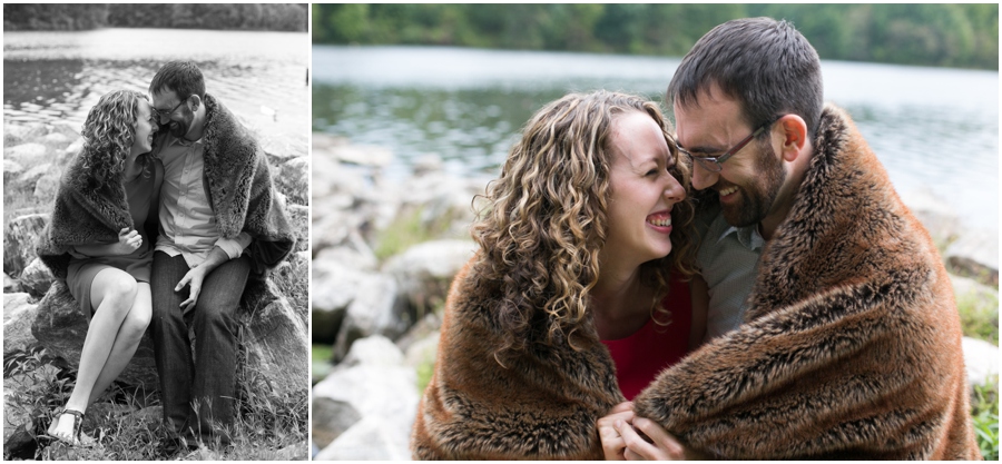 Centennial Lake Engagement Photographer - Banana Republic Engagement dress - Ellicott City Engagement Photographer