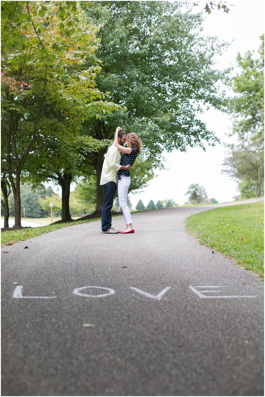 Centennial Lake Engagement Photographer - Chalk Love - winding trail