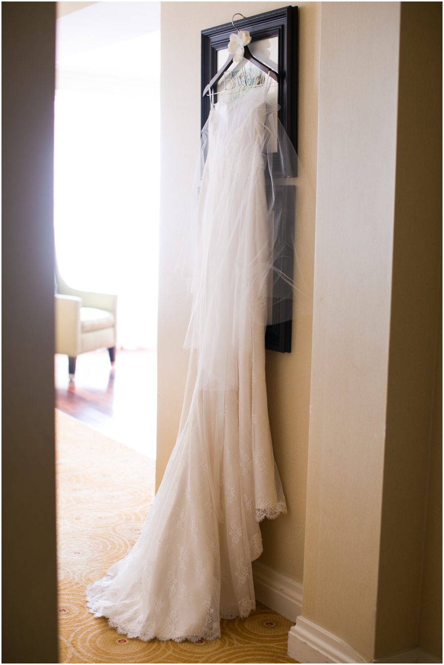 Baltimore Marriott Wedding Photographer - Garnish Boutique Wedding Gown