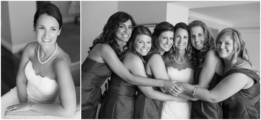 Baltimore Marriott Wedding Photographer - Lemon and Lime Event Design - Bridesmaids