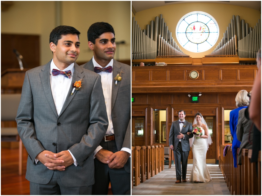 Baltimore Wedding Photographer - St. Piux X Church Ceremony - Lemon and Lime Event Design