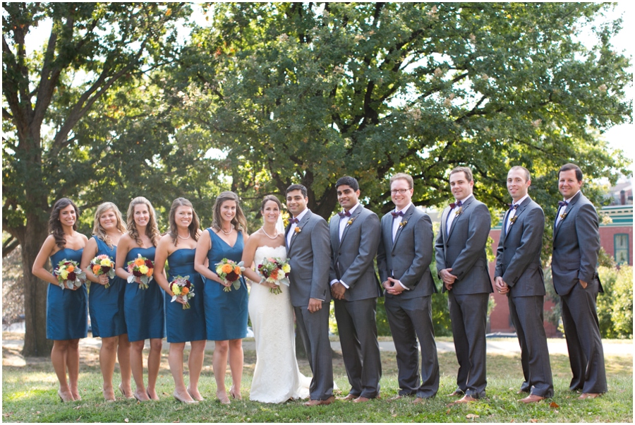 Baltimore Wedding Photographer - Federal Hill Wedding Party - Lemon and Lime Event Design