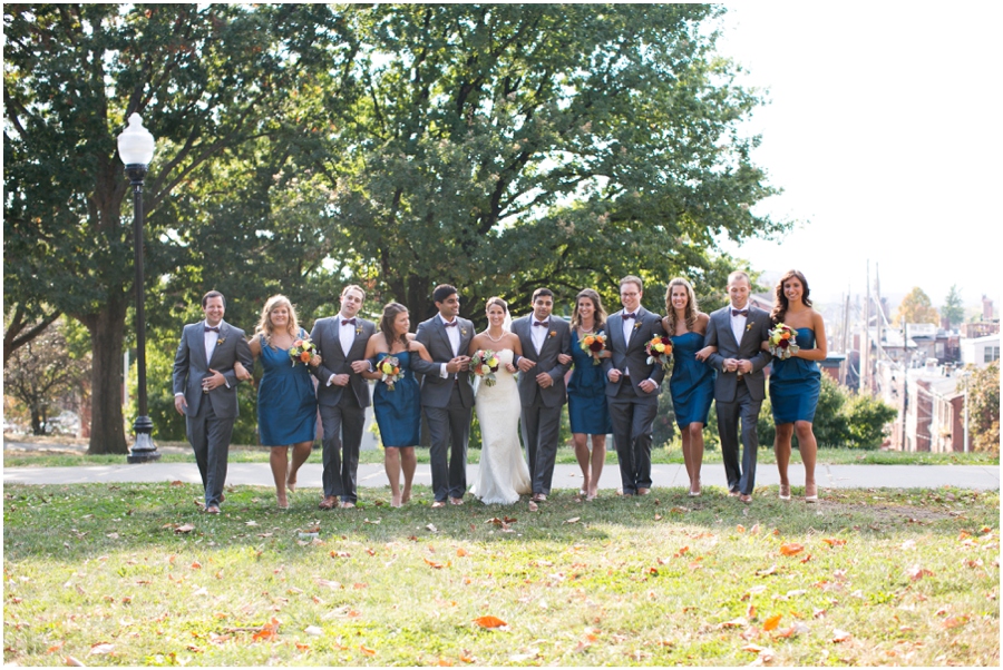 Baltimore Wedding Photographer - Federal Hill Wedding Party - Lemon and Lime Event Design