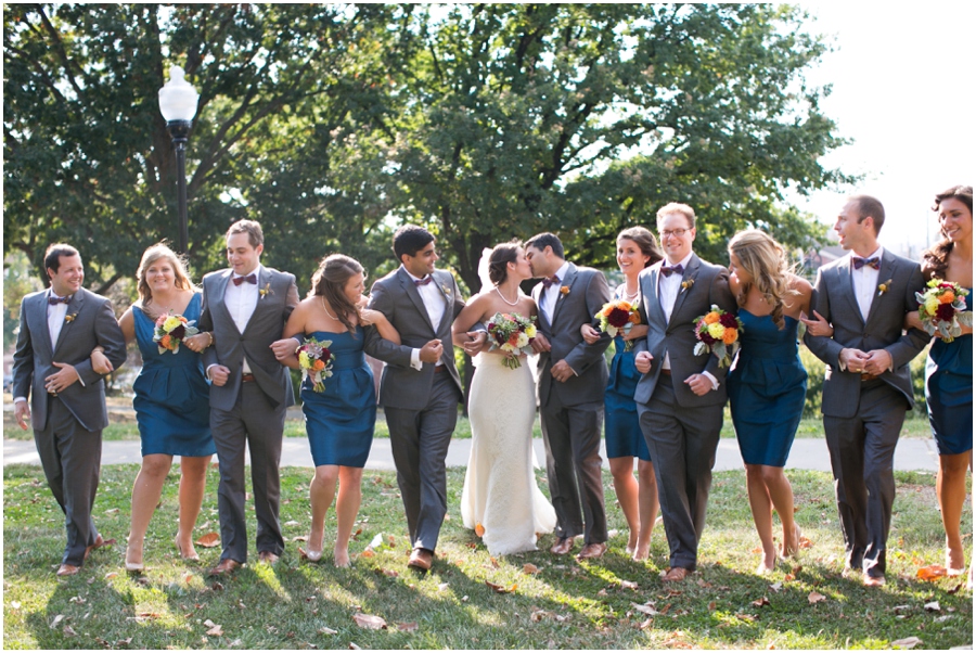 Baltimore Wedding Photographer - Federal Hill Wedding Party - Lemon and Lime Event Design