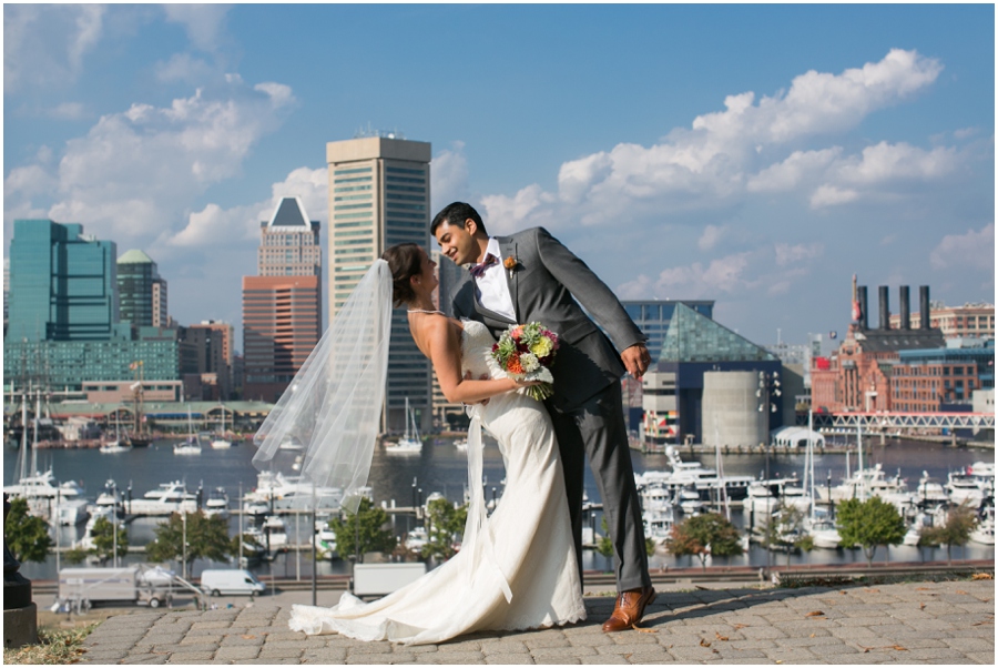 Baltimore Wedding Photographer - Federal Hill Wedding Love Portrait - Lemon and Lime Event Design