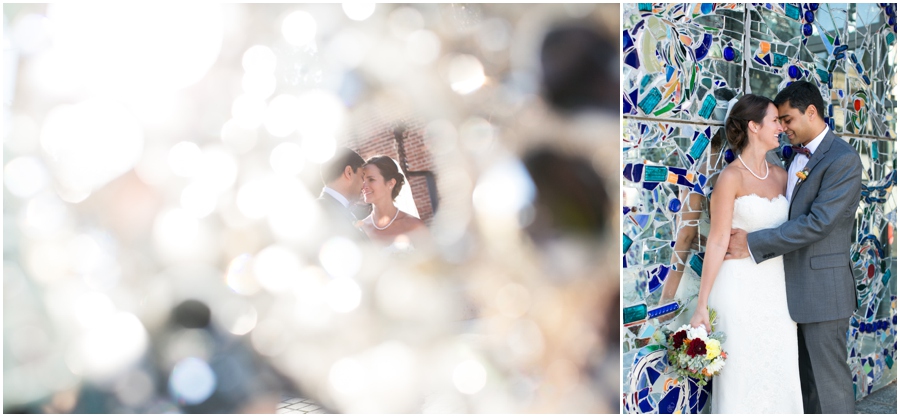 American Visionary Arts Museum Wedding Photographer - Mirror Egg - Wall of Mirrors - Lemon and Lime Event Design