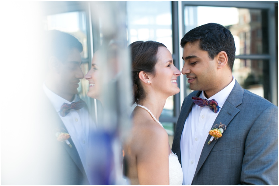 American Visionary Arts Museum Wedding Photographer - Mirror Egg - Wall of Mirrors - Lemon and Lime Event Design