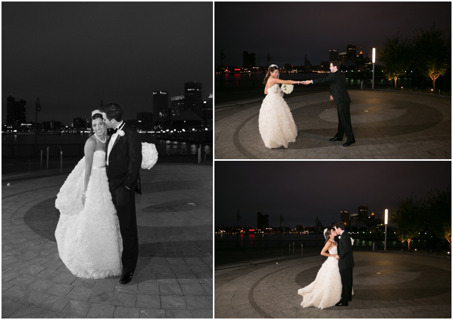 Baltimore Wedding Photographer - Elizabeth Bailey Weddings - Evening wedding portrait