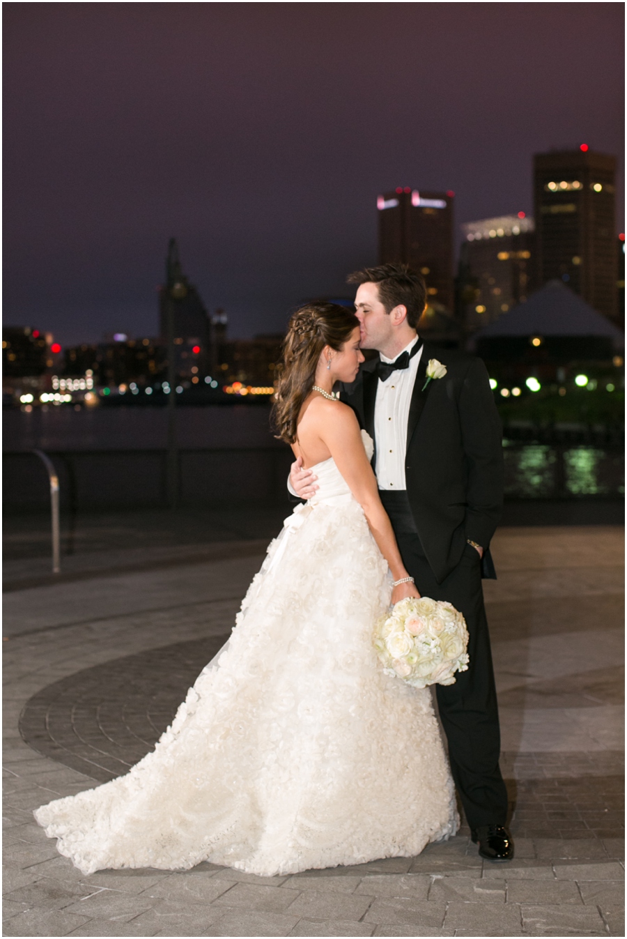 Four Seasons Wedding Photographer - Elizabeth Bailey Weddings - Evening wedding portrait