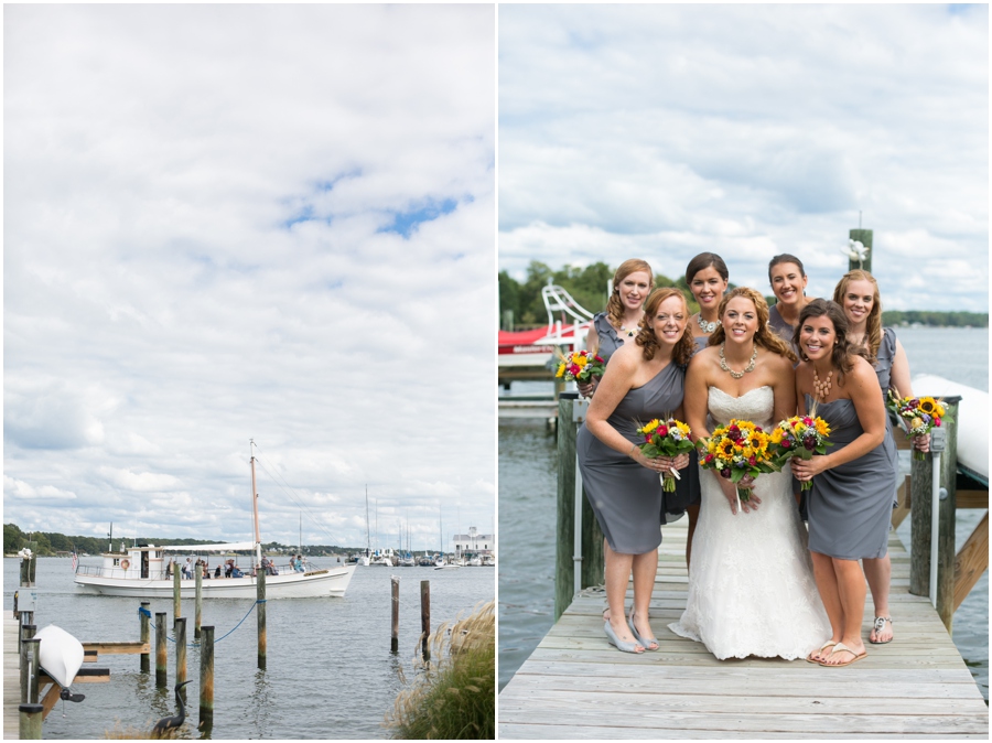 Blue Heron Inn Bride Portrait - Solomon's Island Wedding Photographer