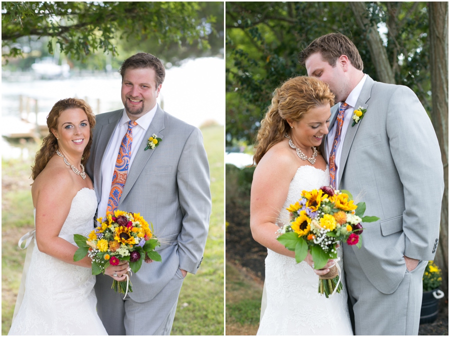 Solomon's Island Wedding Photographer - Organic Wedding Love Portrait