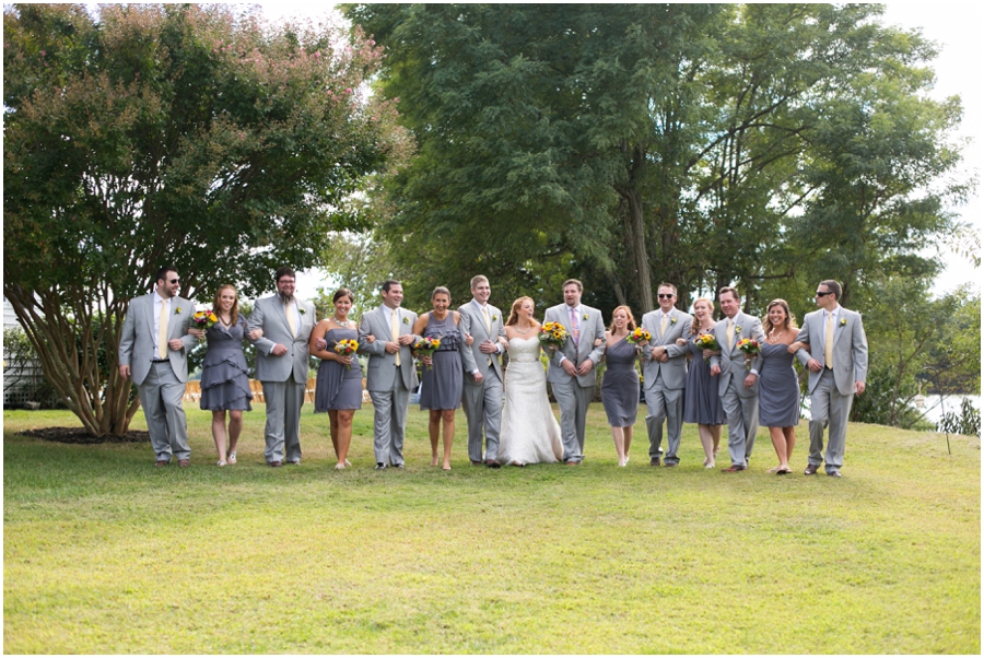 Solomon's Island Wedding Photographer - Wedding Party walking