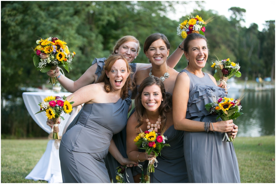 Solomon's Island Wedding Photographer - Rustic Love Blooms Here Bridesmaid Portrait