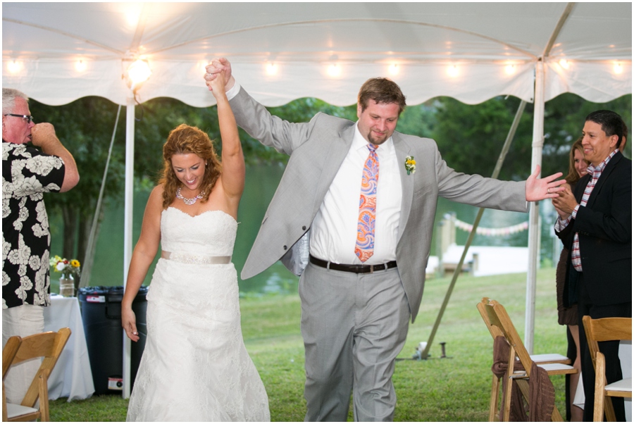 Solomon's Island Wedding Photographer - Sunset Tented Outdoor Reception