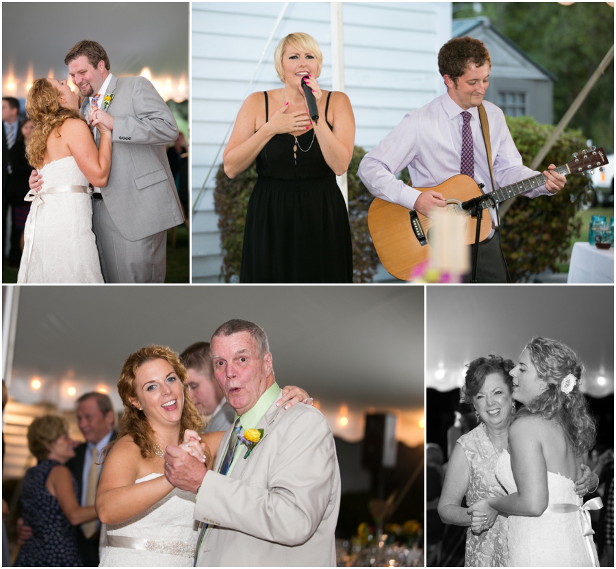 Solomon's Island Wedding Photographer - Sunset Tented Outdoor Reception