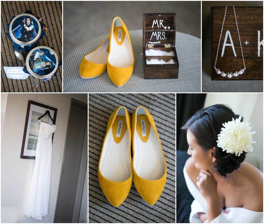 Yellow Wedding details - Wooden Ring box - Jcrew Bridal