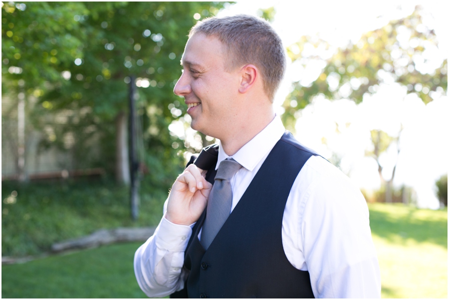 Yellow Details - Sandi's Flower Shop - Beach Club Wedding Groom