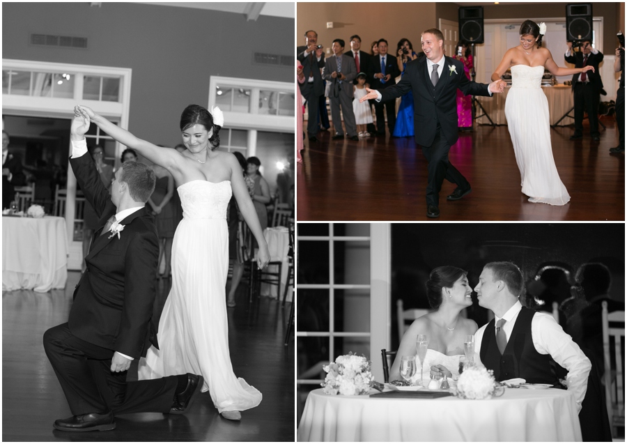 Chesapeake Bay Beach Club Reception - Reception First Dance - Eastern Shore Wedding Photographer