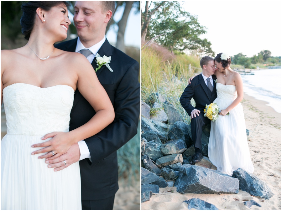 Bay Bride wedding Photographer - Chesapeake Bay Beach Club Wedding Photographer