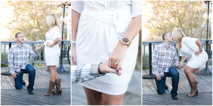 Stoney's Seafood Engagement - Fall Engagement Photographer