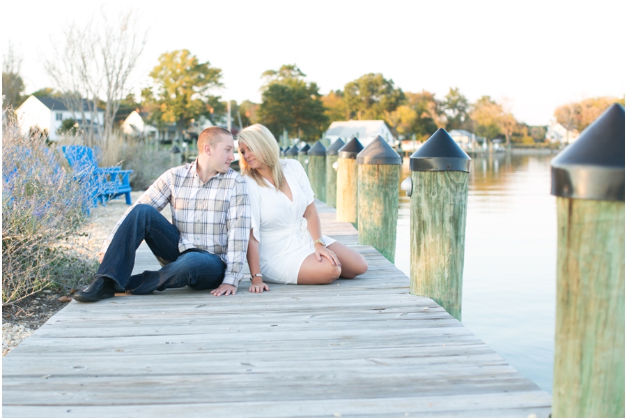 Stoney's Seafood Engagement Photographer - Hyatt Regency Chesapeake Bay Couple