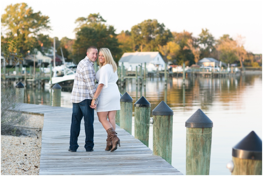 Broomes Island Engagement Session - Waterfront Engagement Photographer