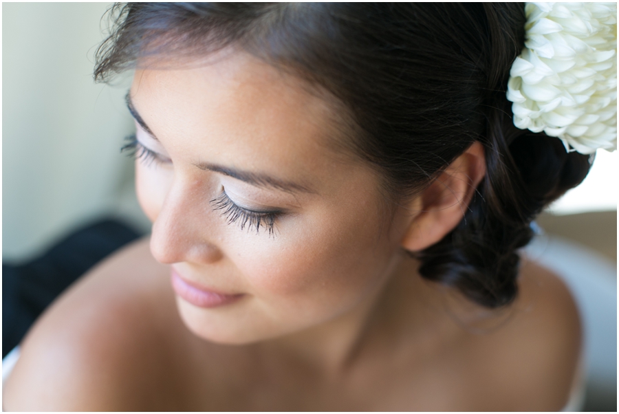 Professional Makeup and Hair Stylist - Annapolis Wedding Photography - Bridal portrait