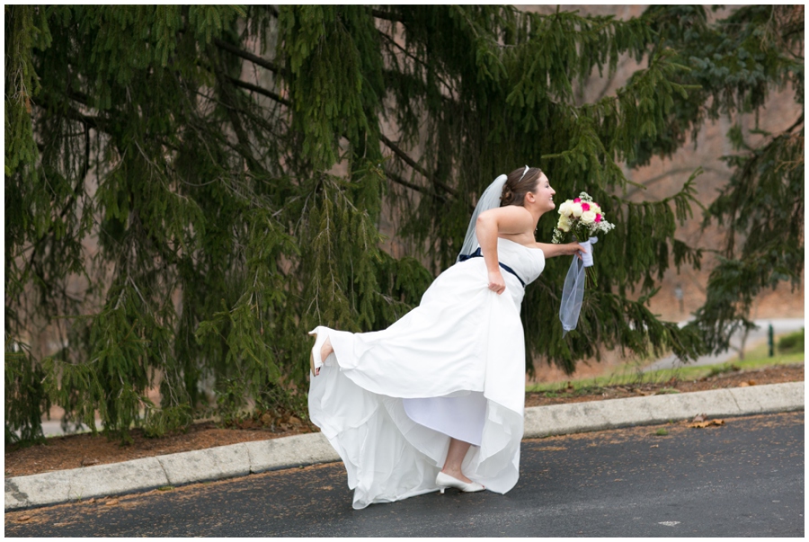 Hunt Valley Wedding Portrait - Winter Wedding Photography