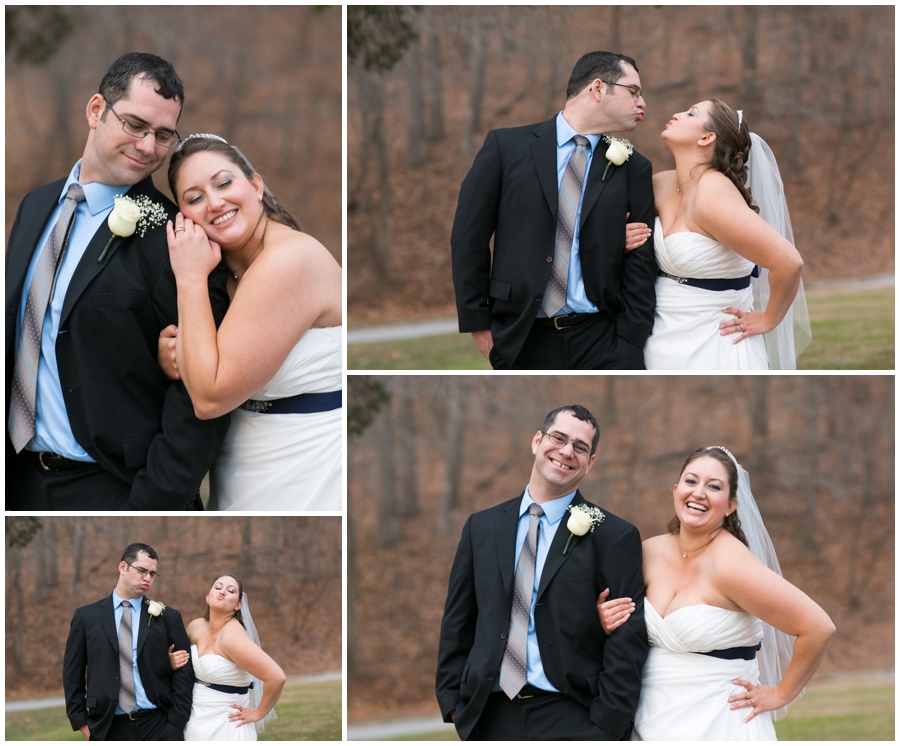 Hunt Valley Wedding Couple - Winter Wedding Photography